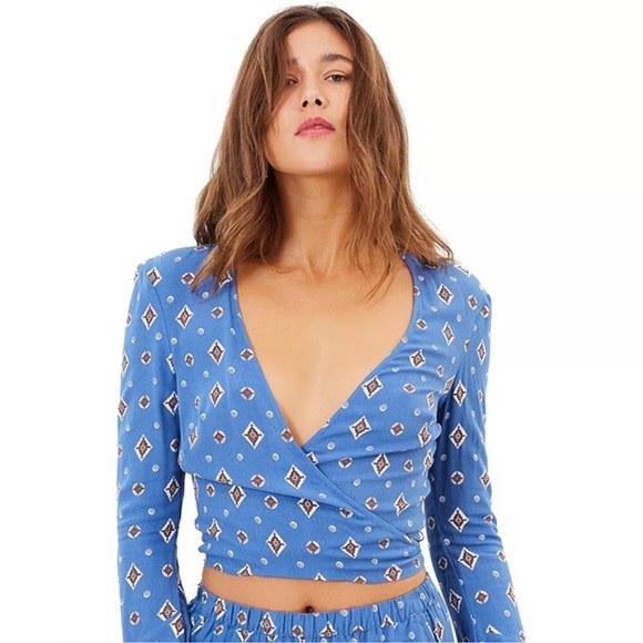 Tigerlily Sadaf Wrap Top - Picture 1 of 10